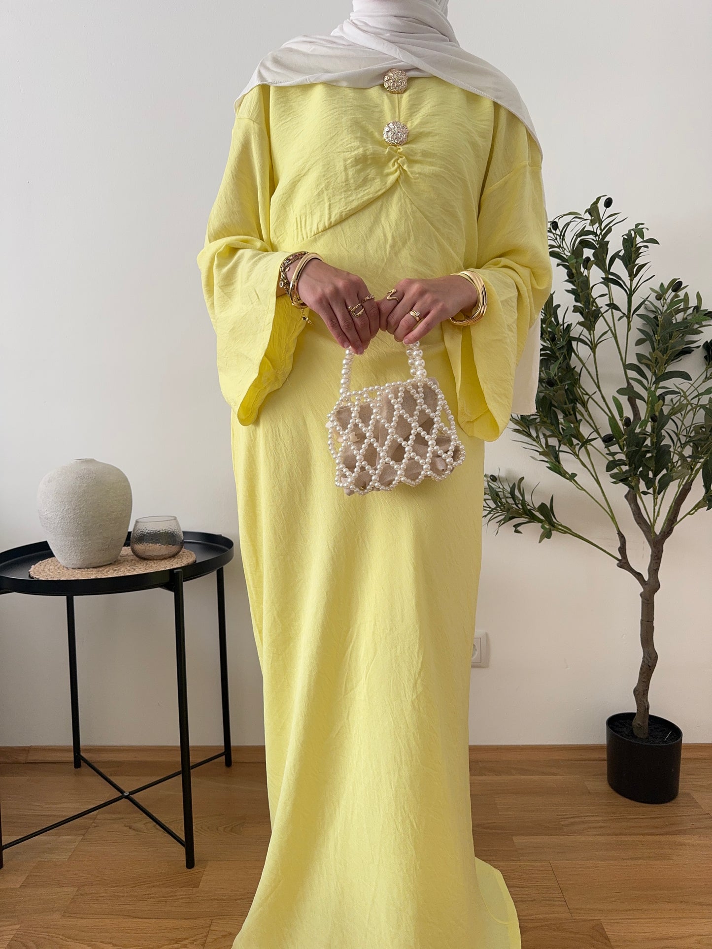 Tuba Kleid gelb