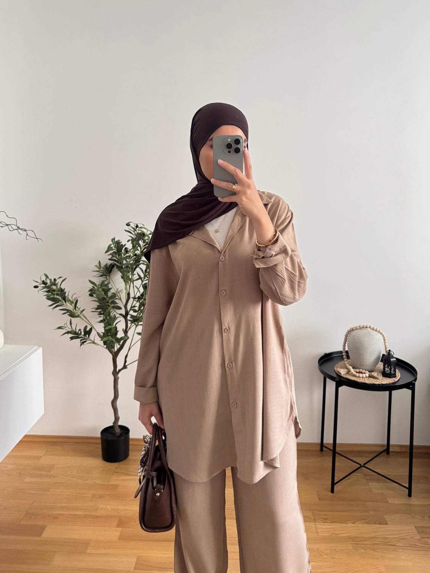 Amira Basic Zweiteiler taupe