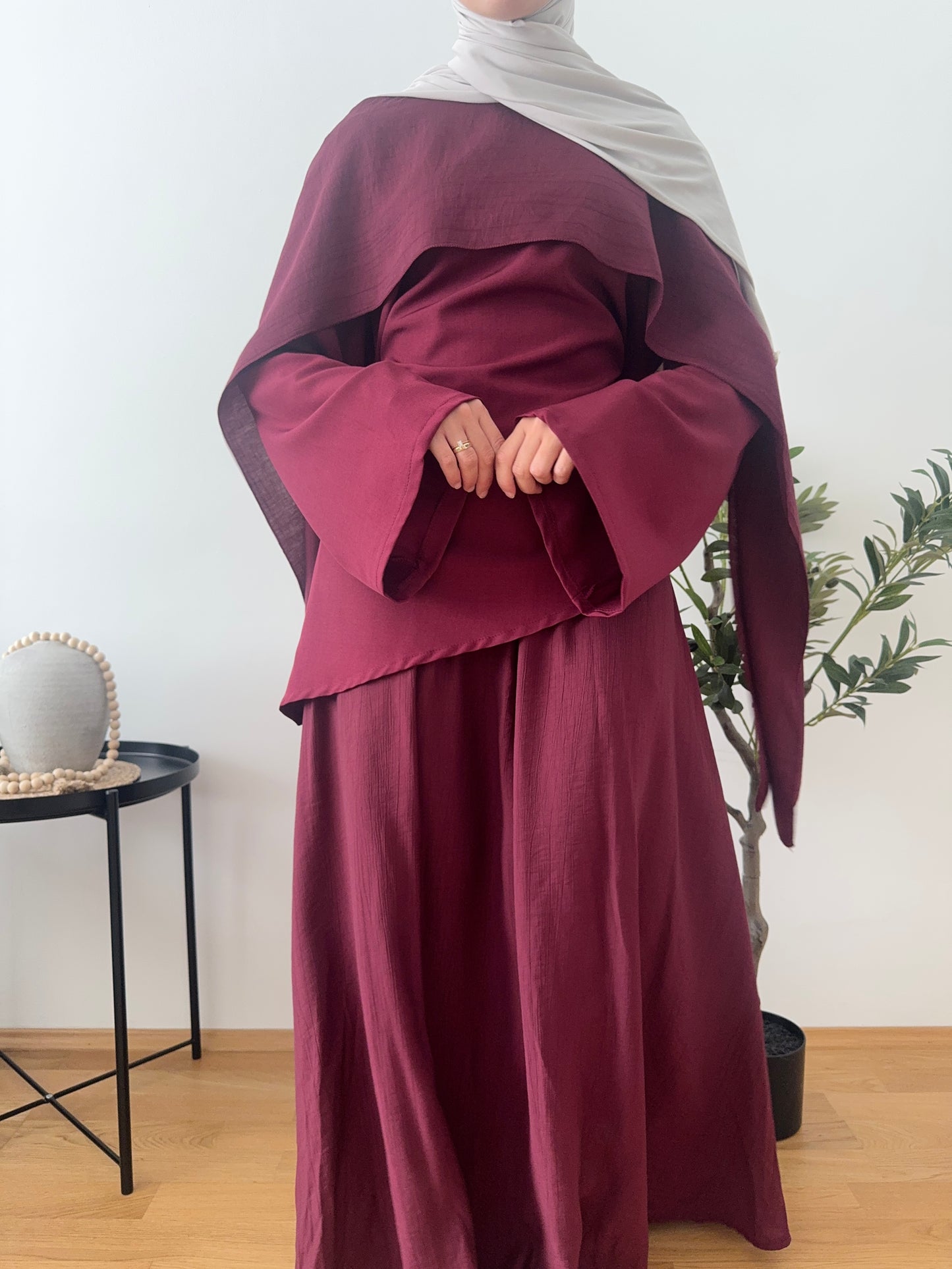Alisa Zweiteiler dunkelrot