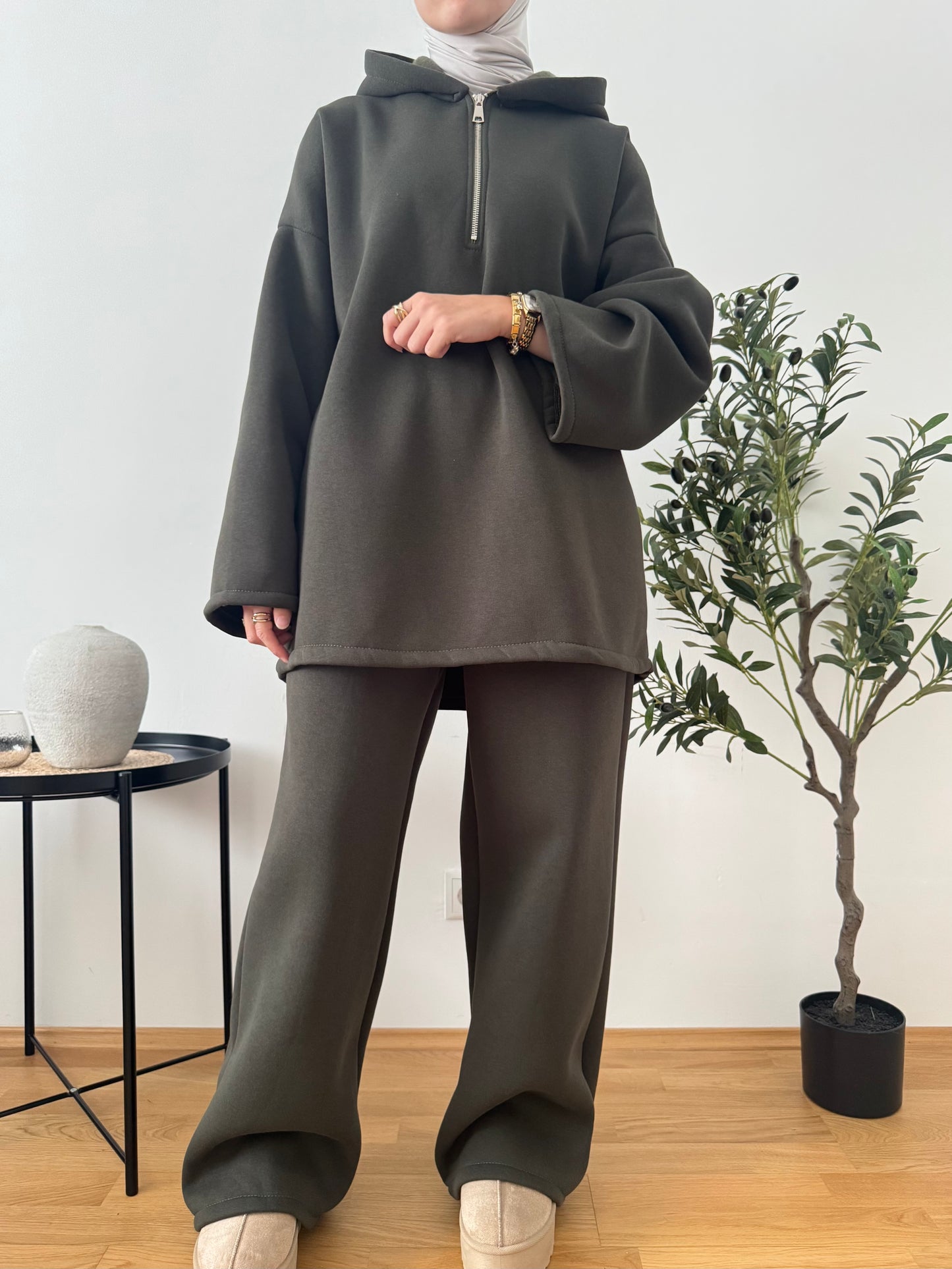 Farah Sweat Zweiteiler khaki