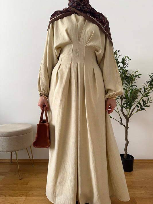 Aliya Kleid beige