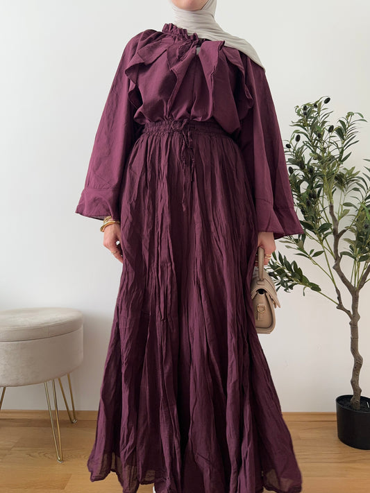 Jasmin Zweiteiler bordeaux