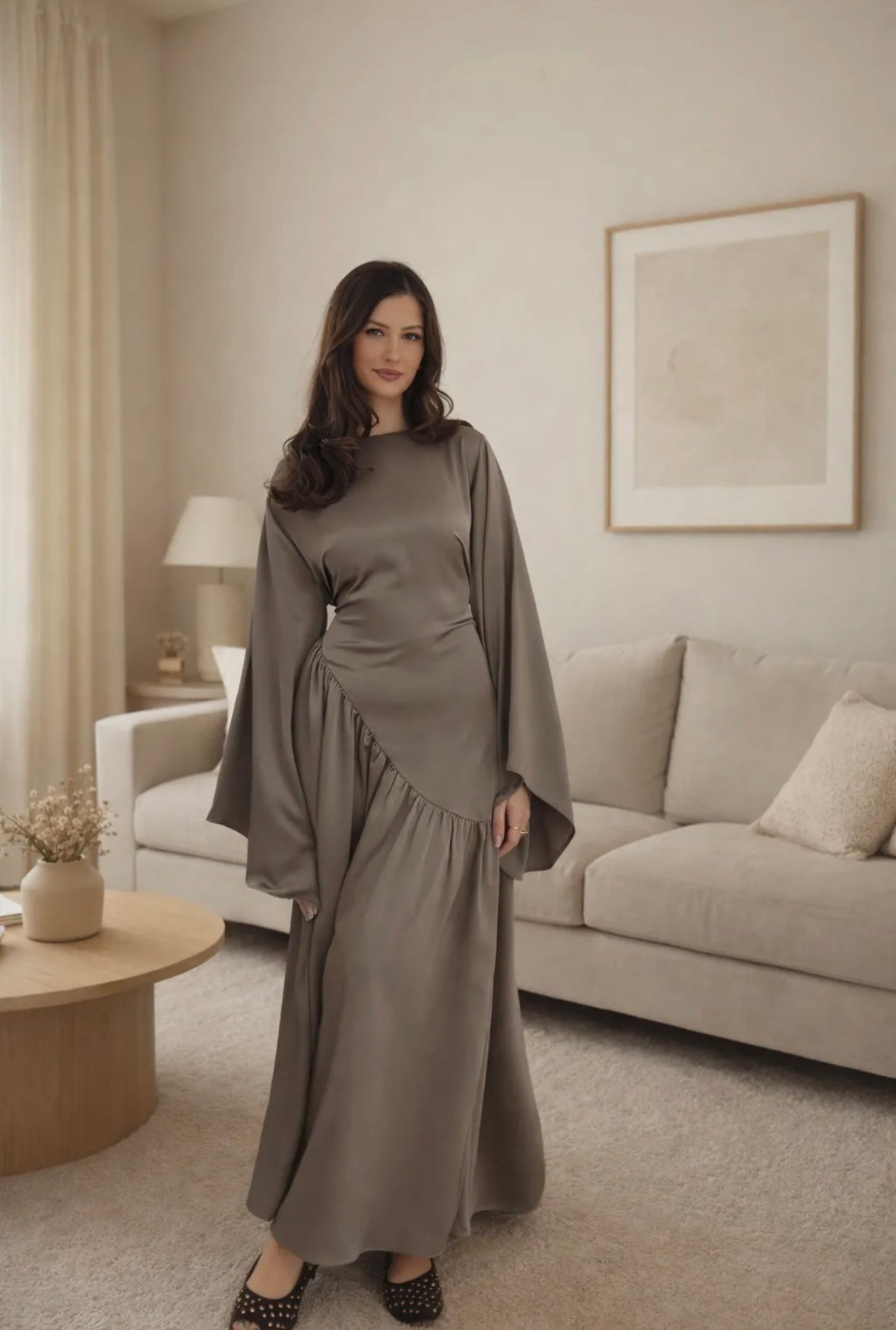 Rümeysa Abaya taupe