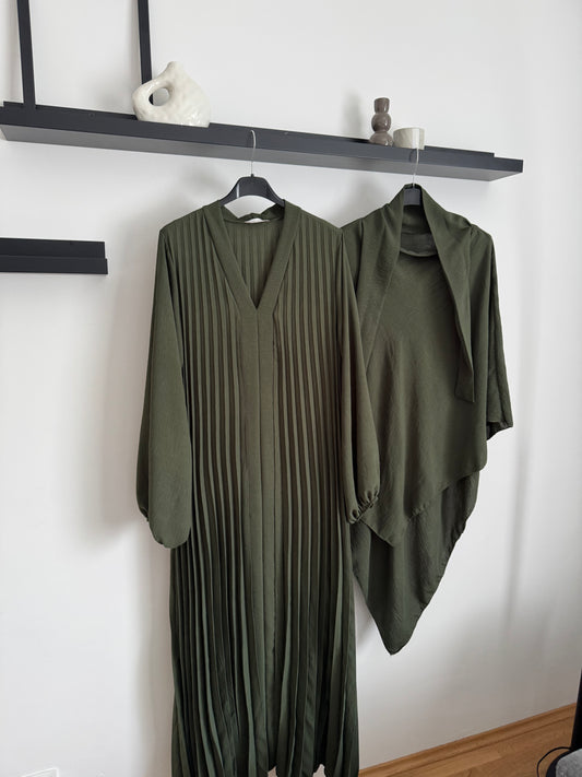 Ikra Abaya Set khaki