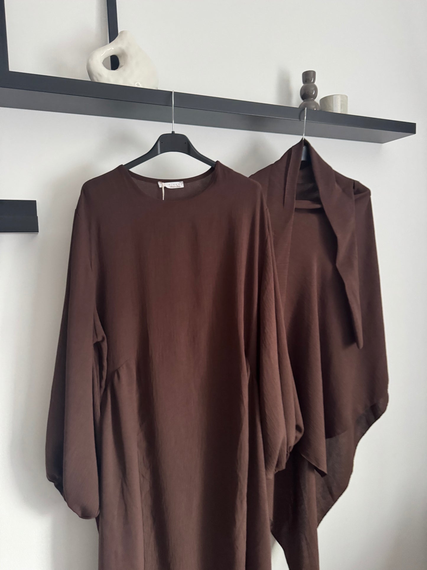 Abaya Set Medina braun