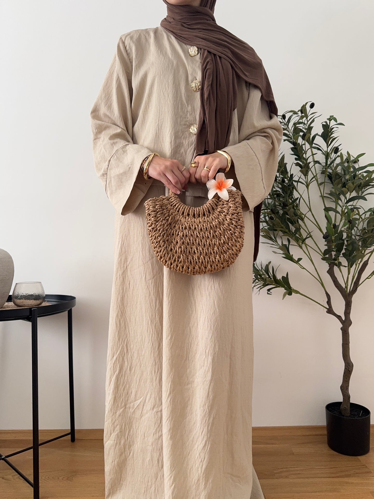 Ranya Kleid beige
