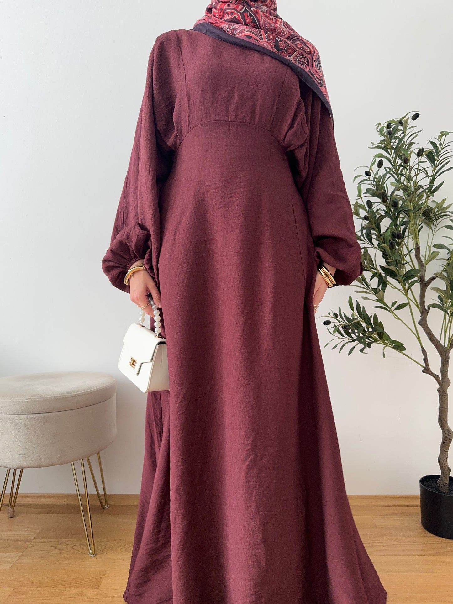 Riya Kleid bordeaux