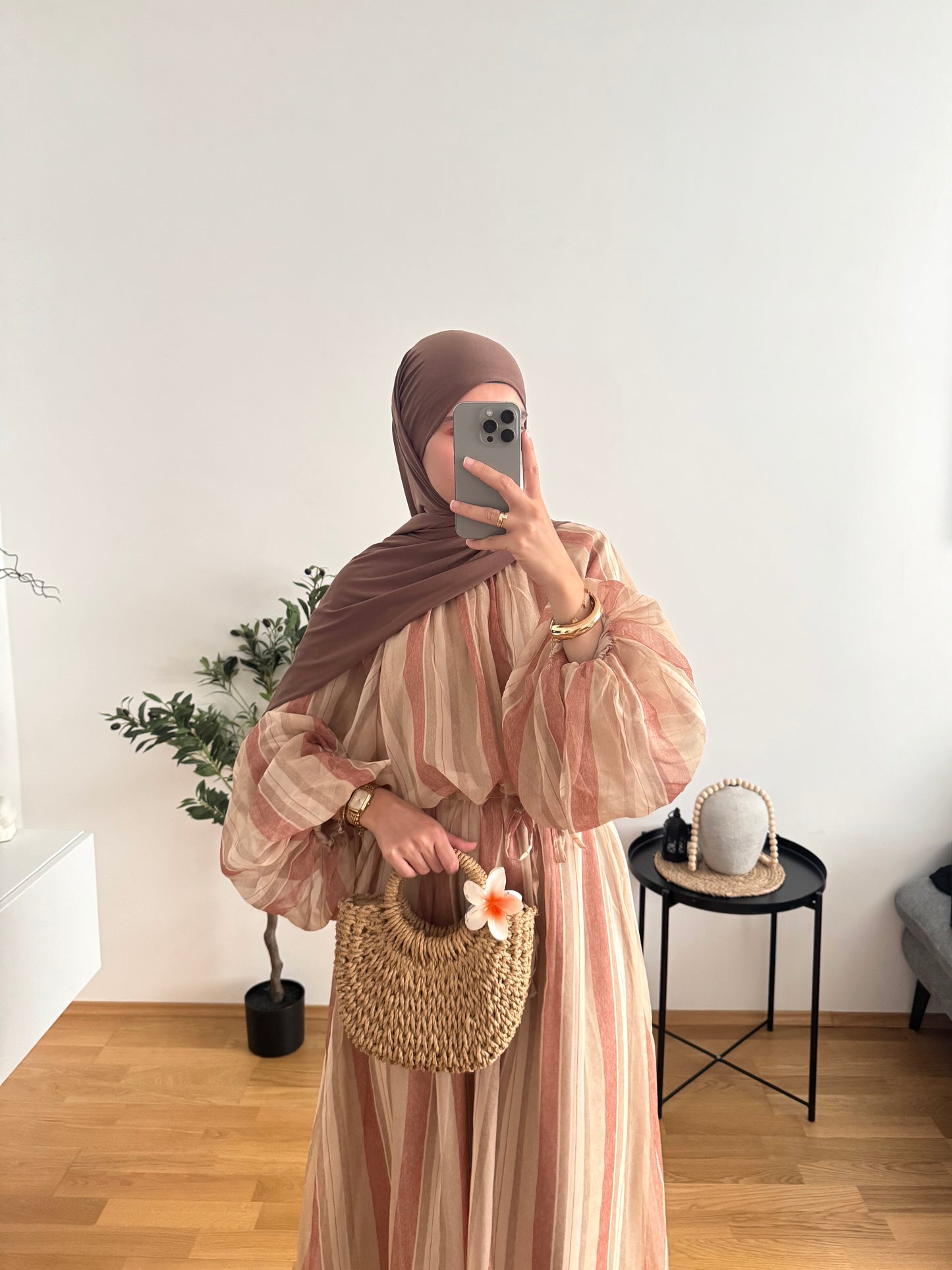 Noor Kleid braun