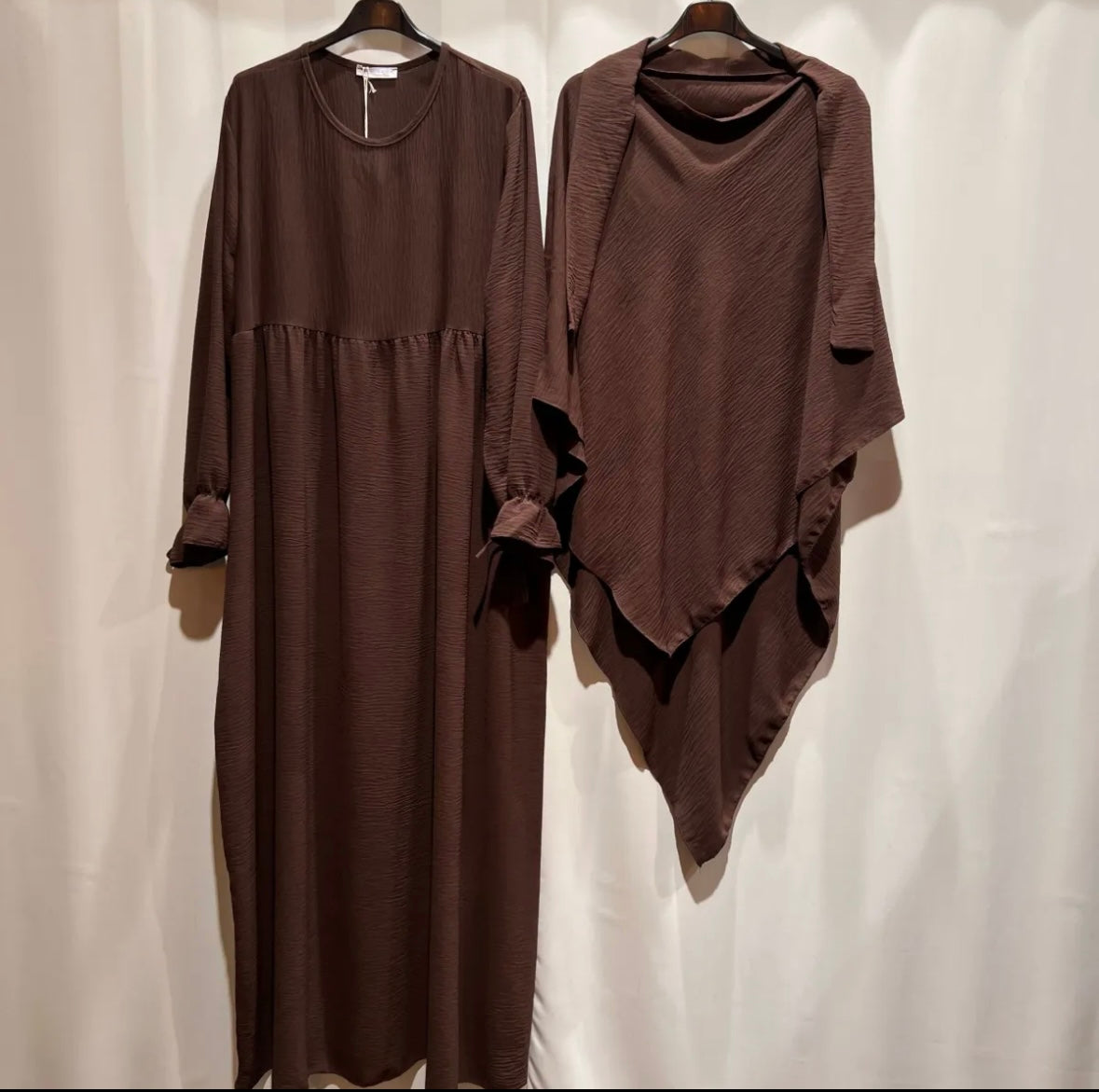 Abaya Set Safira braun