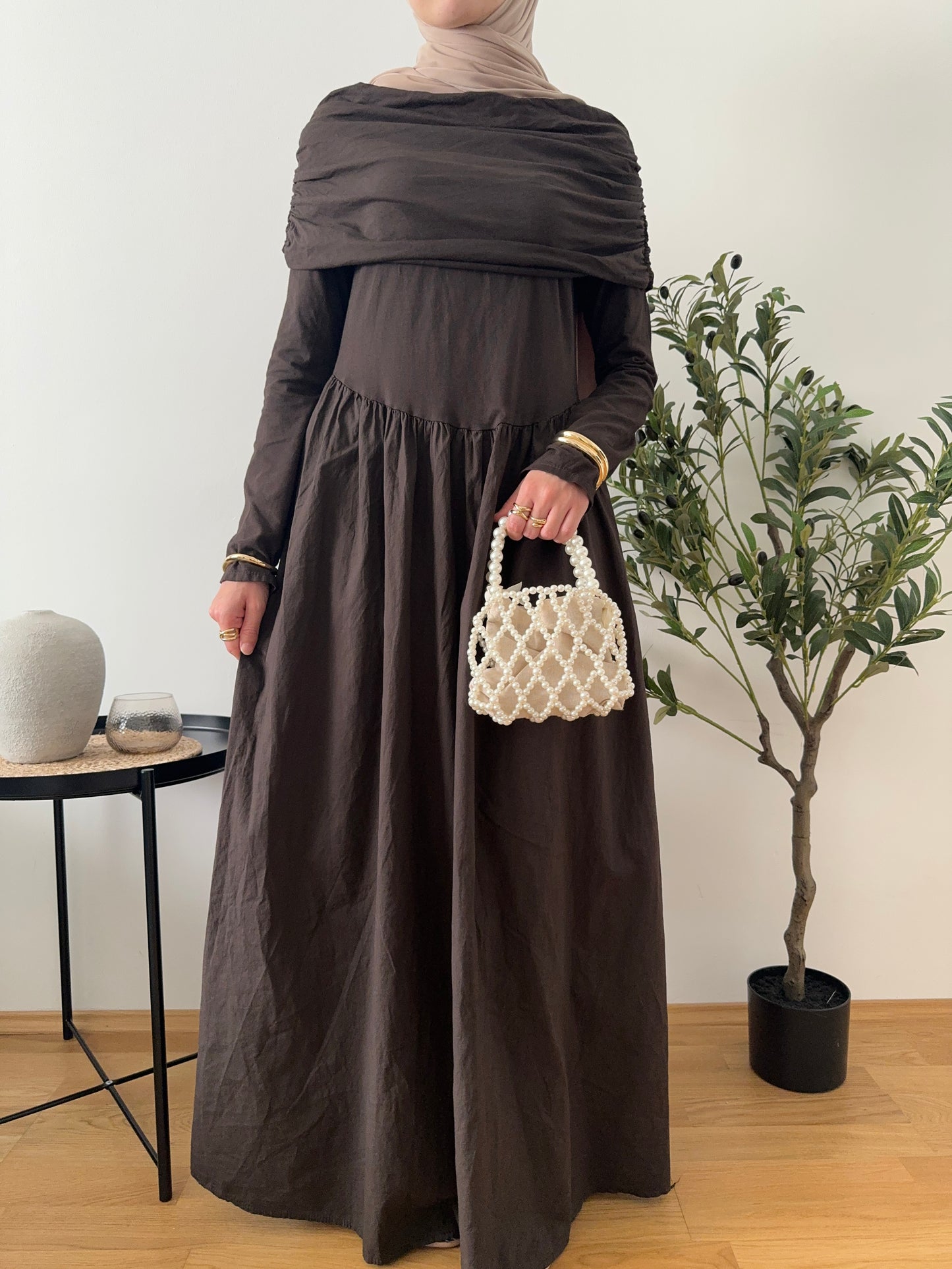 Maya Kleid braun