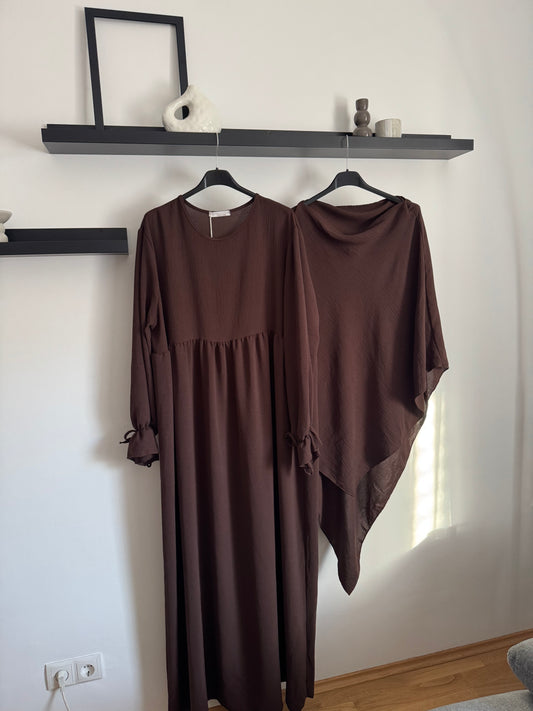 Abaya Set Safira braun