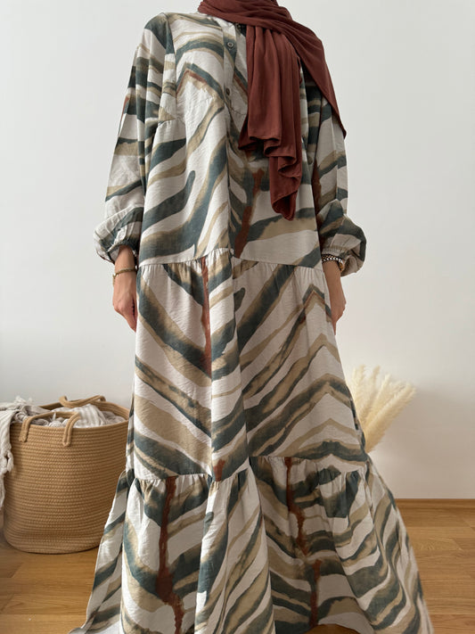 Boho Kleid grün