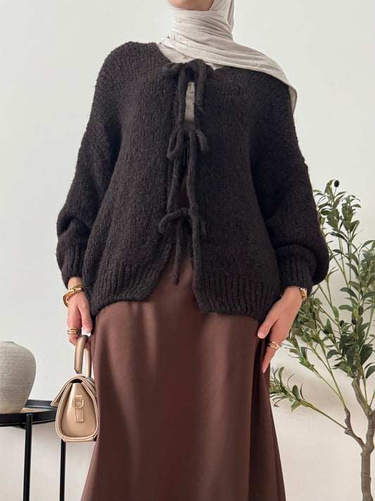 Su Woll Cardigan braun