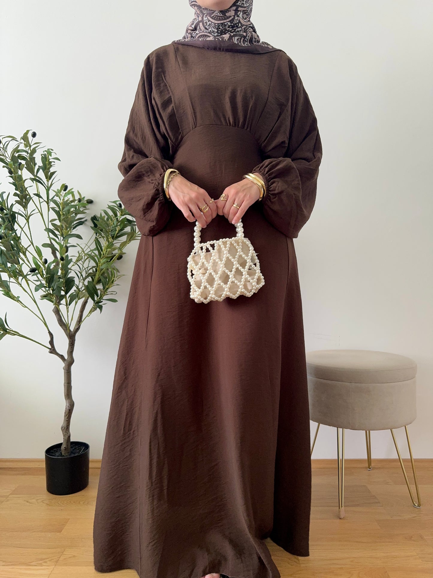 Riya Kleid braun