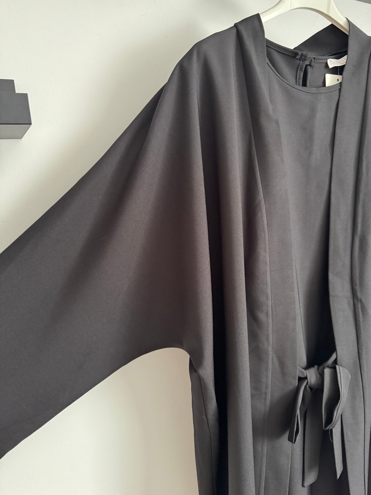 Sahra Kimono Abaya schwarz