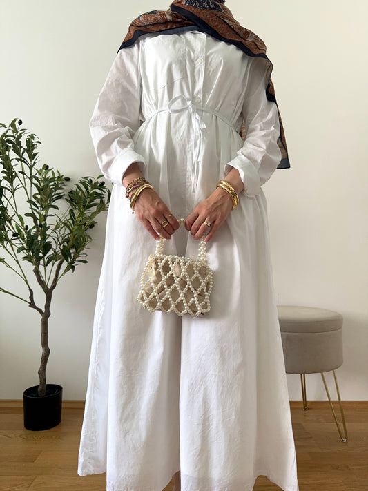 Luna Hemdkleid weiß