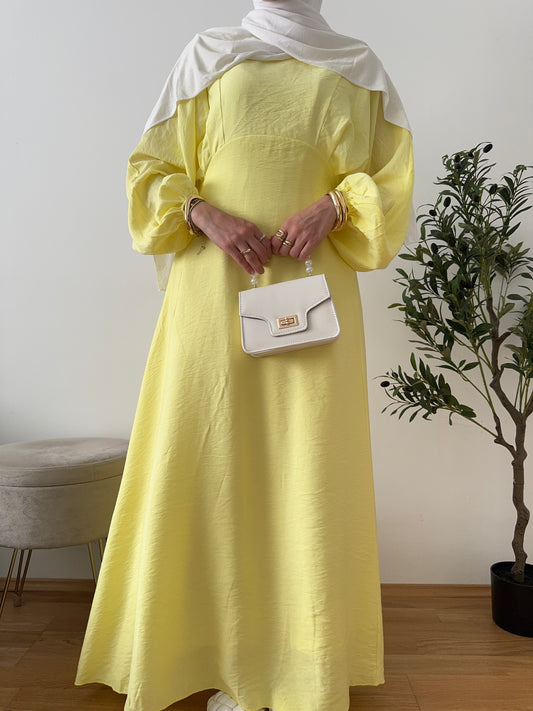 Riya Kleid gelb