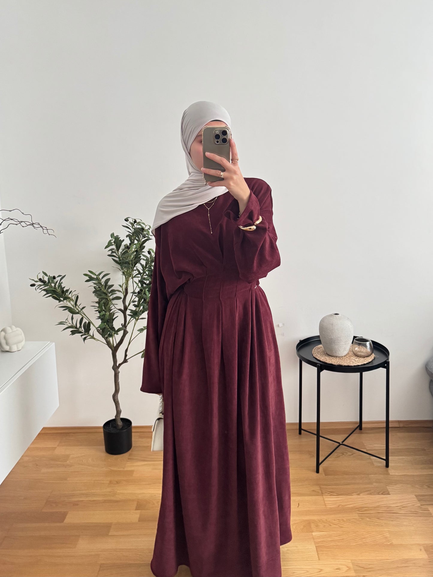 Ela Kleid bordeaux