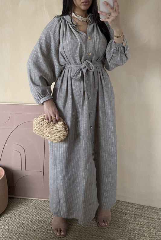Amina Kleid taupe
