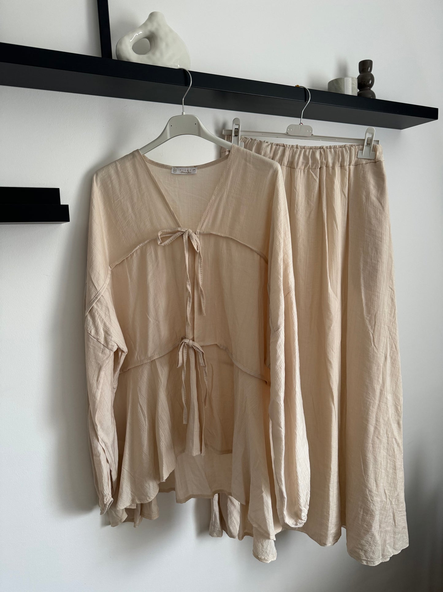 Noor Zweiteiler creme