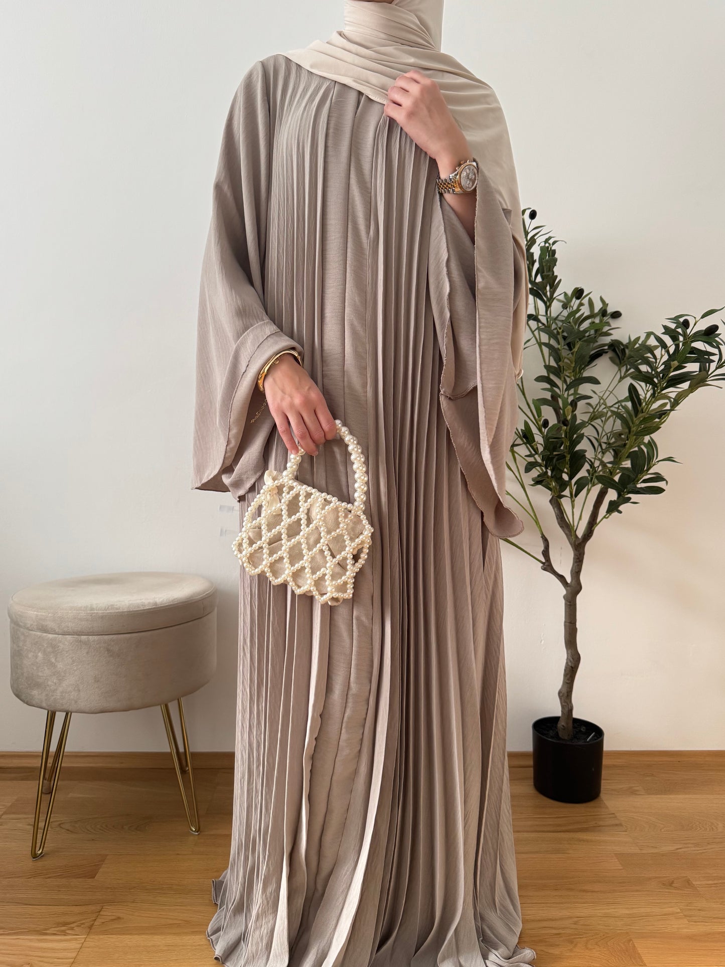 Ikra Abaya taupe