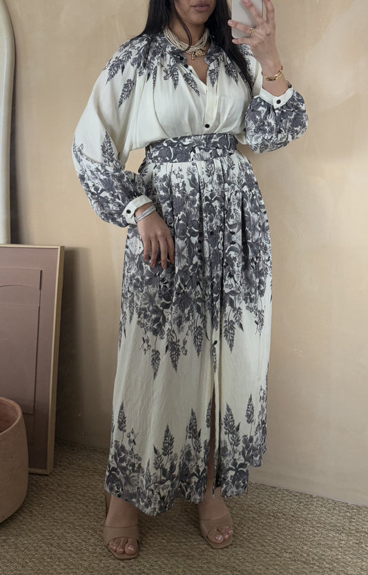 Nour Kleid grau