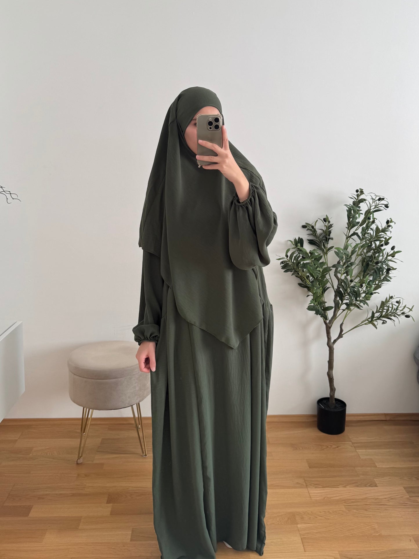 Abaya Set Medina khaki