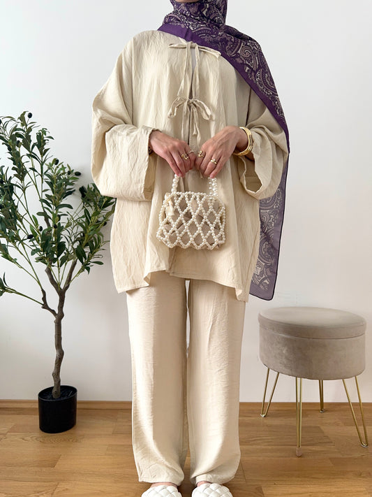 Mila Zweiteiler creme
