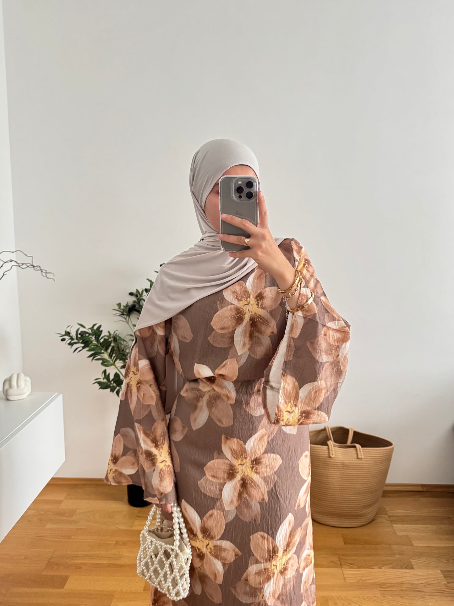 Lia Kleid taupe