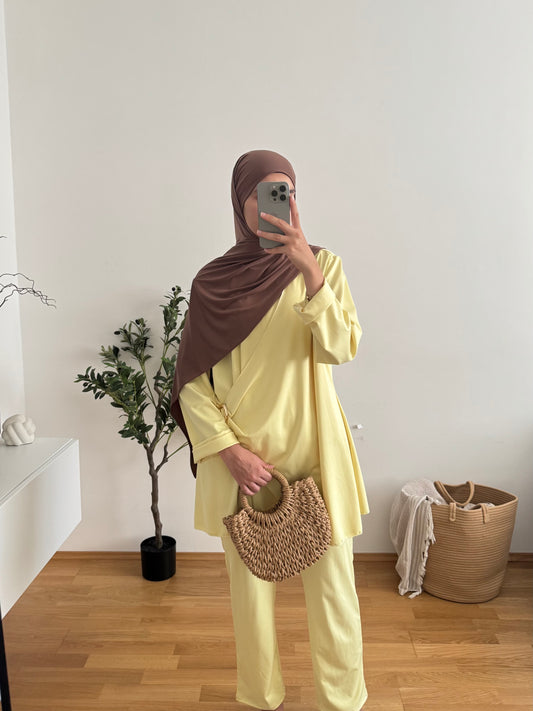 Brosche Burkini gelb