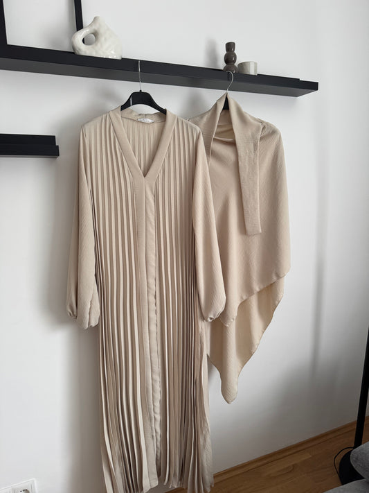 Ikra Abaya Set creme