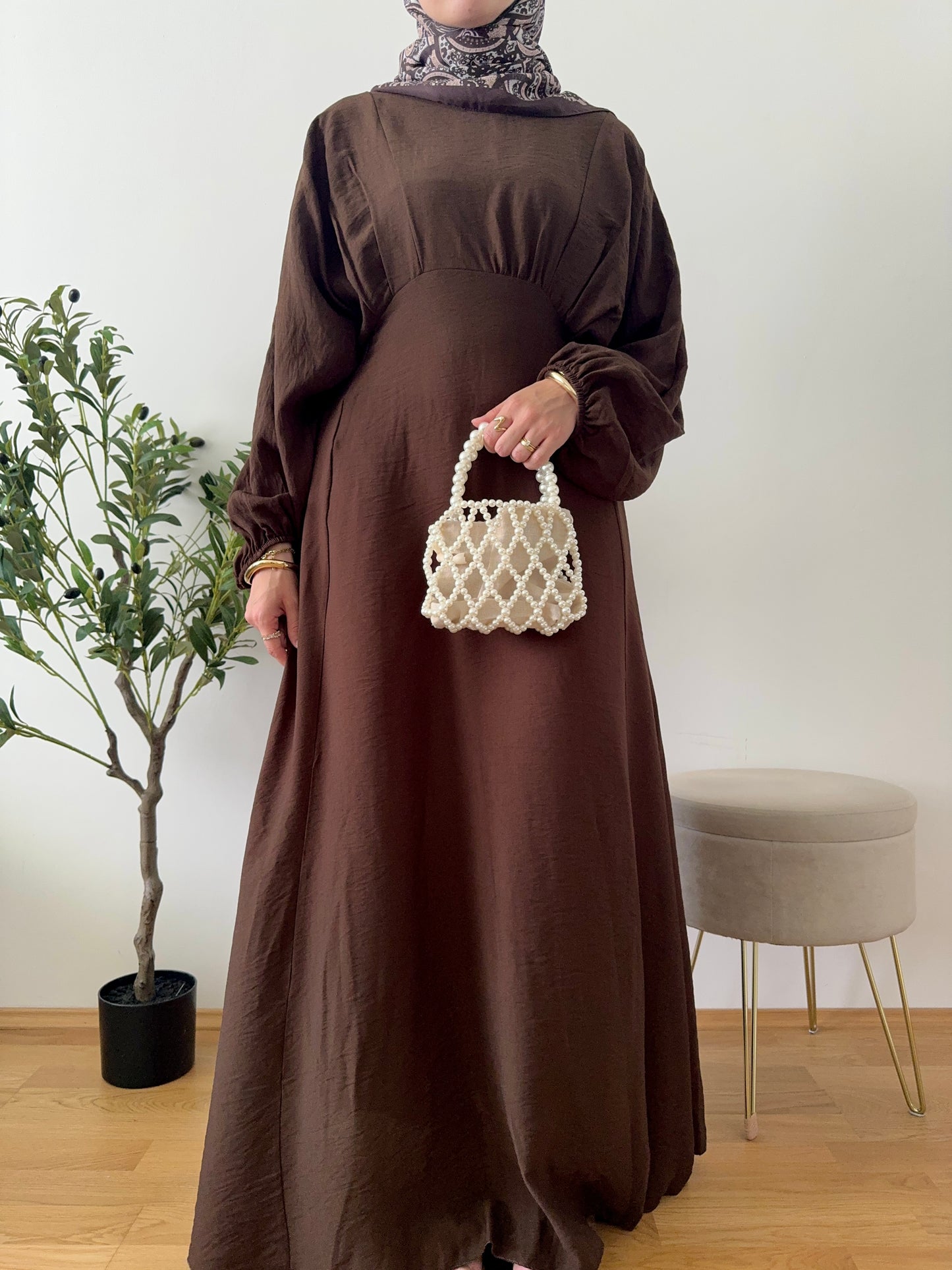 Riya Kleid braun