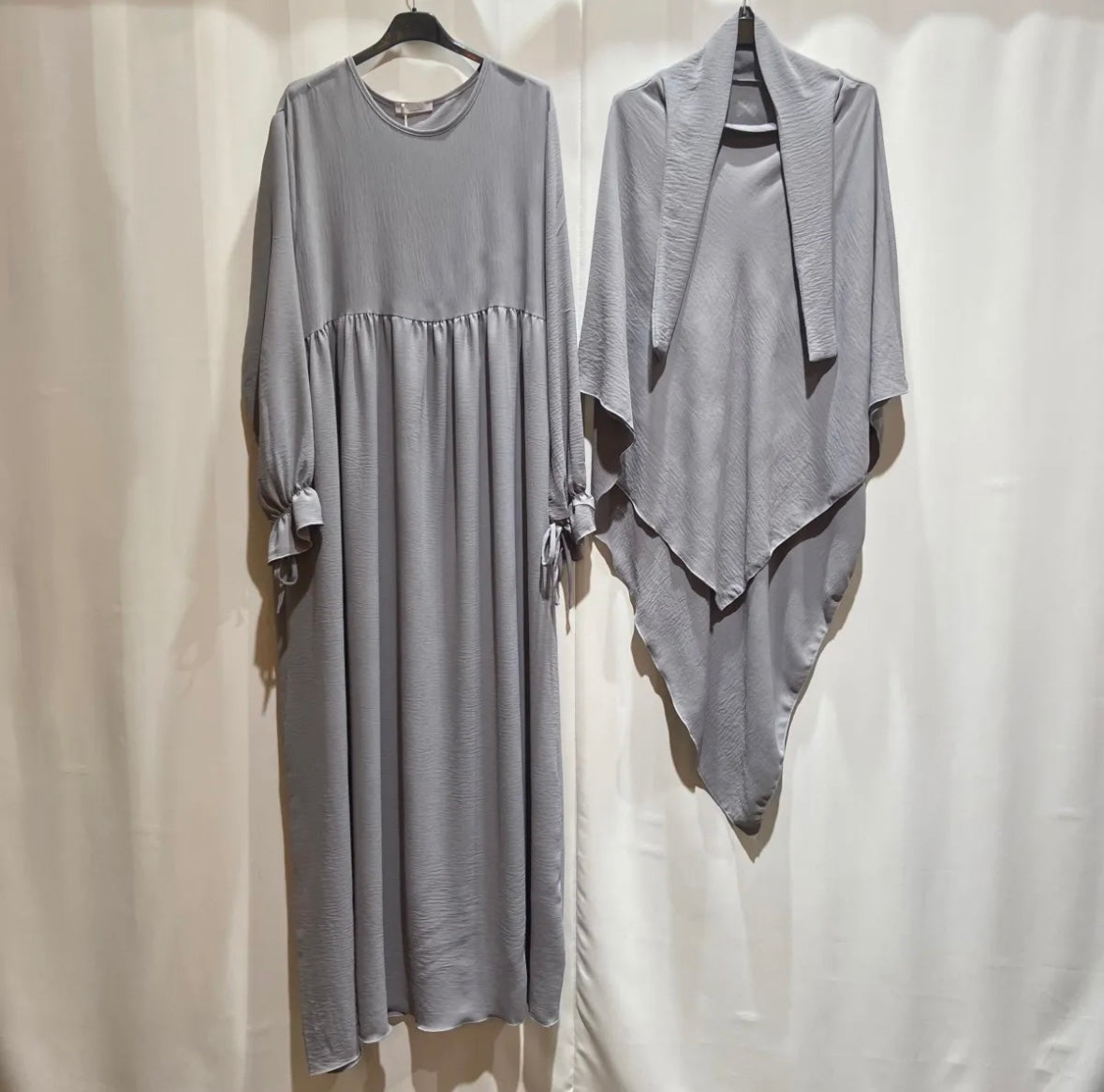 Abaya Set Safira dunkelgrau