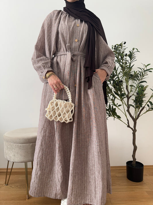 Amina Kleid taupe