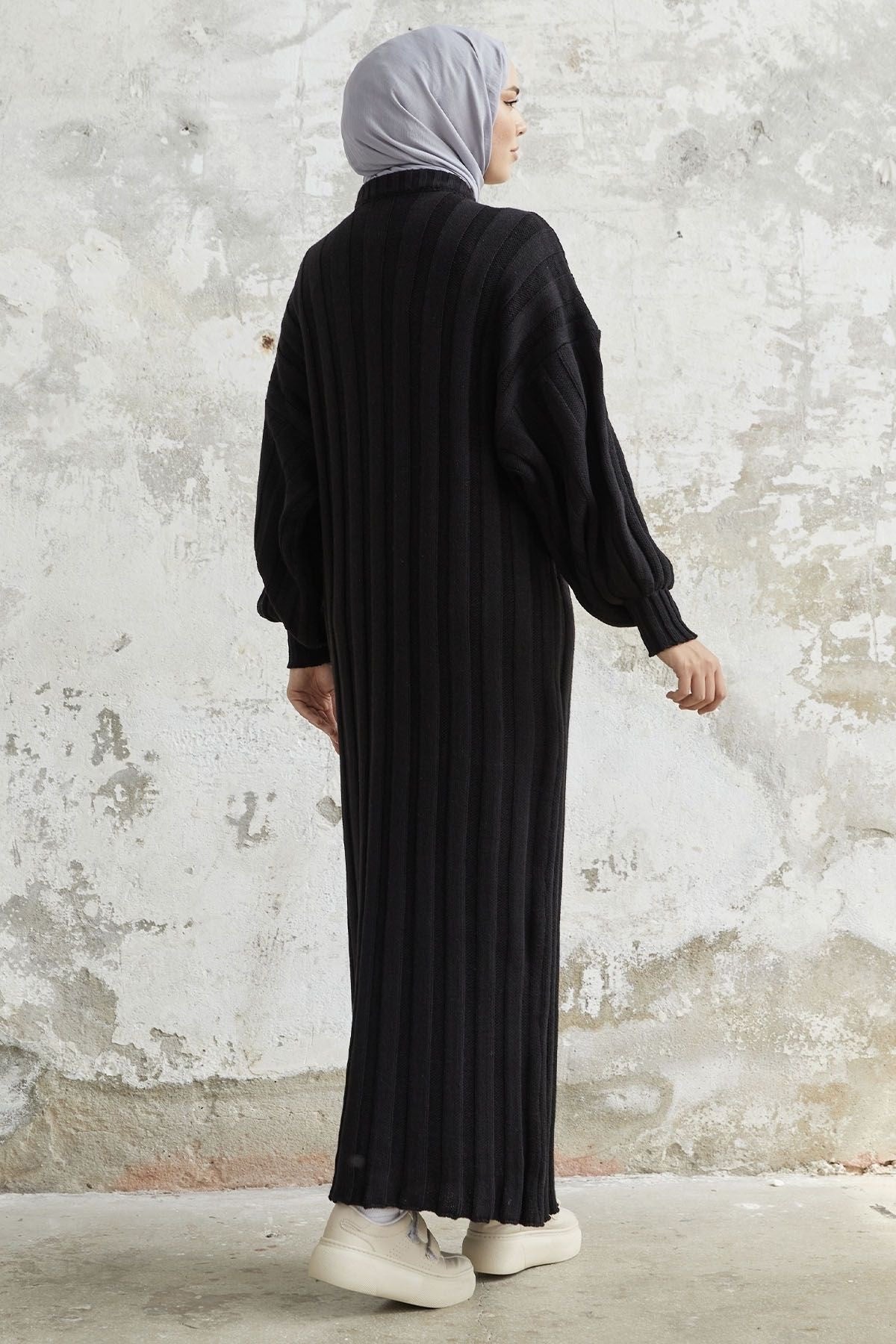 Selina Strick Kleid schwarz