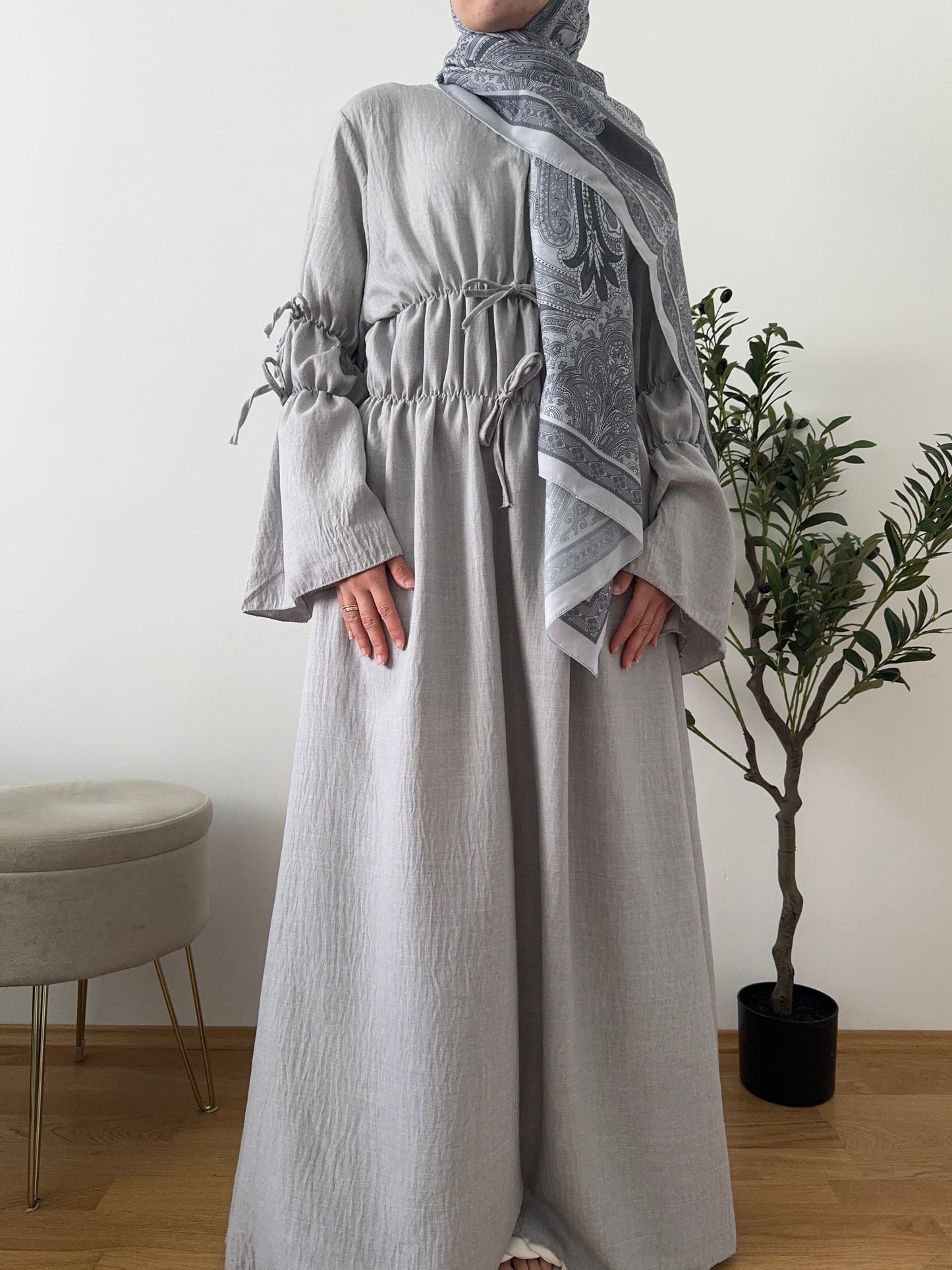 Zahra Kleid grau