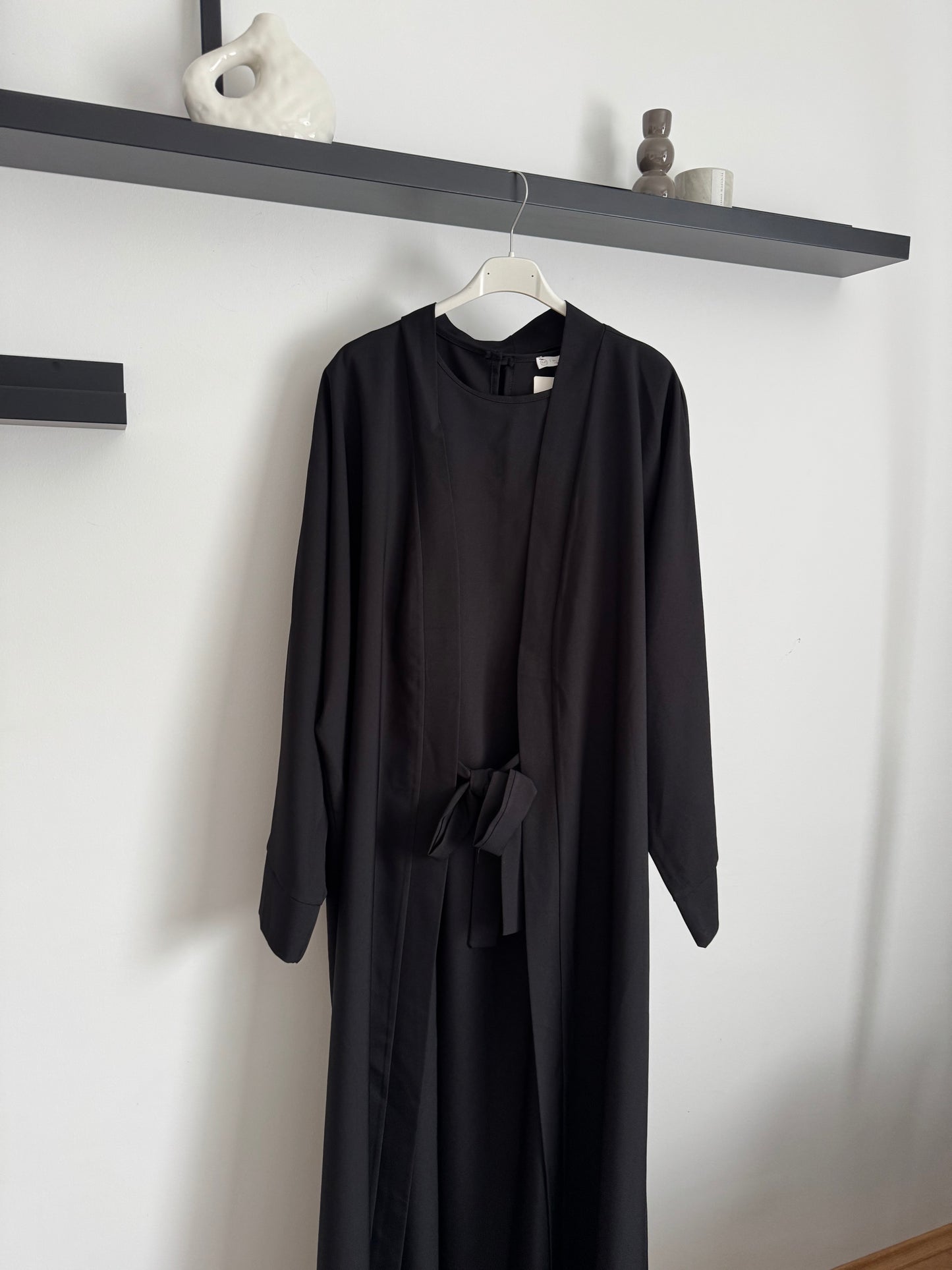 Sahra Kimono Abaya schwarz