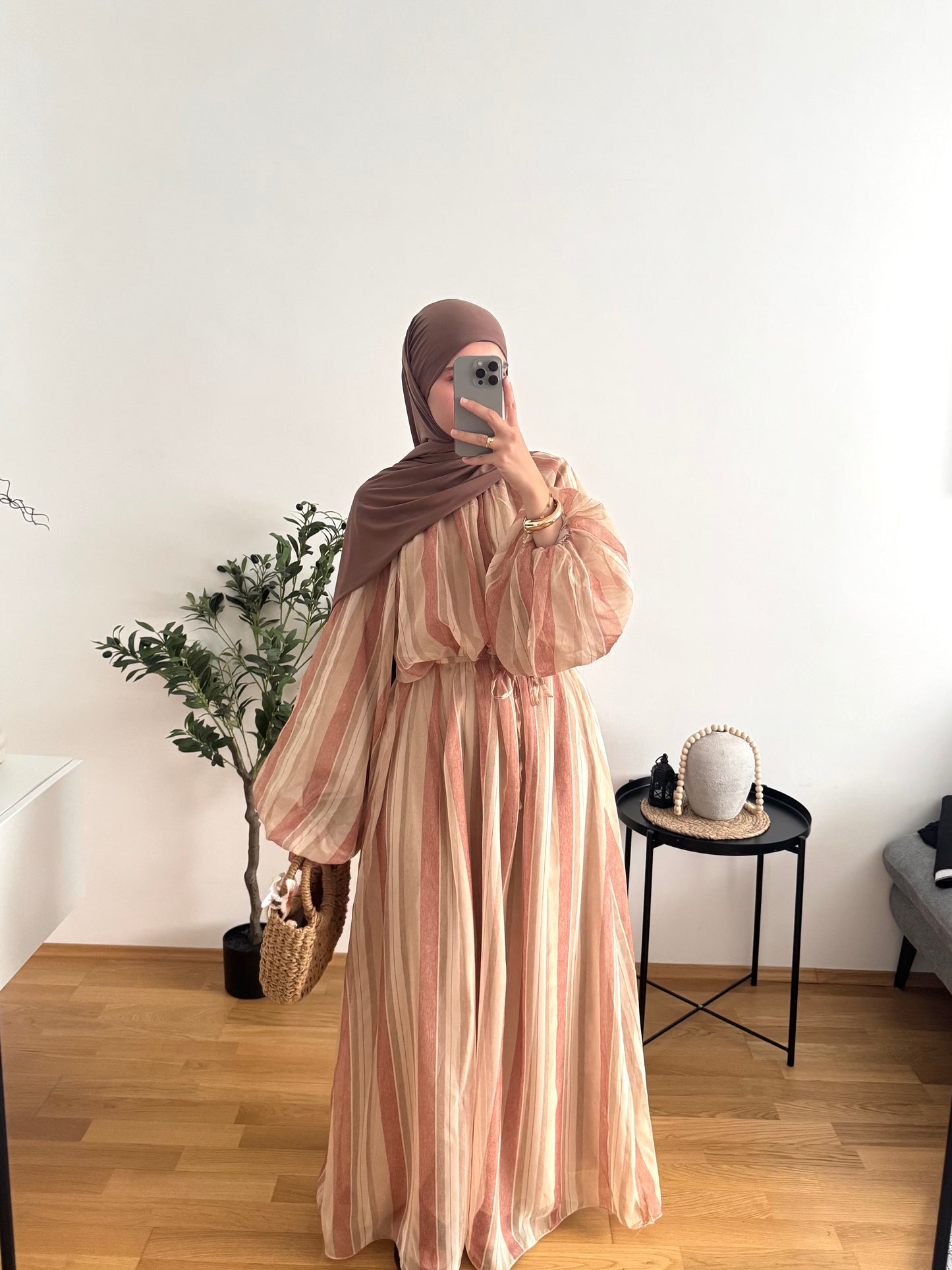 Noor Kleid braun