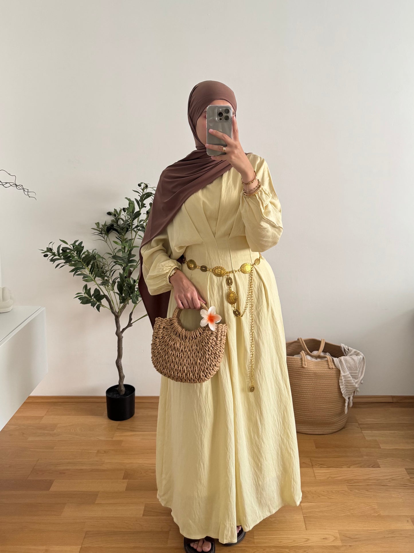Aliya Kleid gelb
