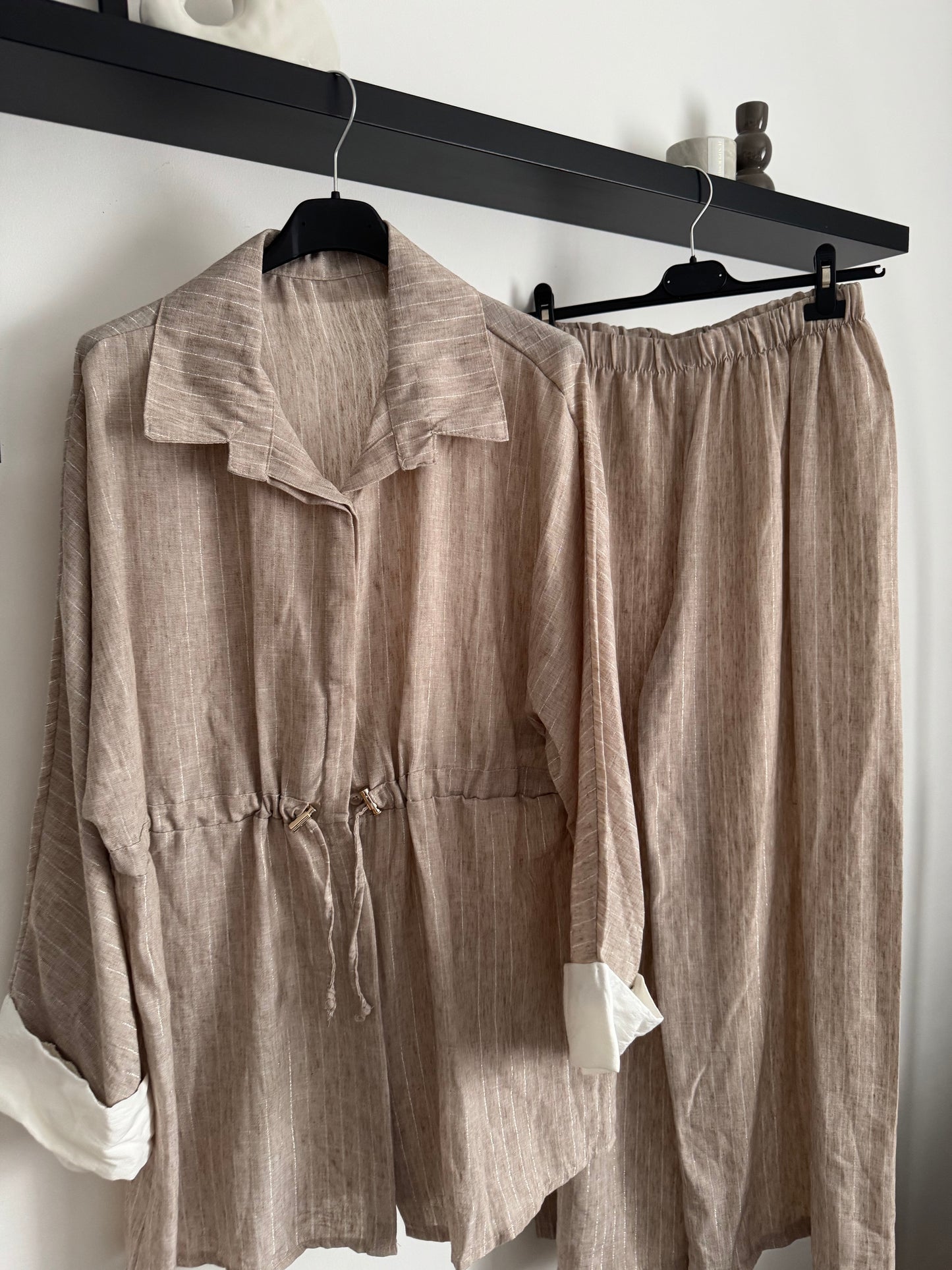 Samira Zweiteiler beige