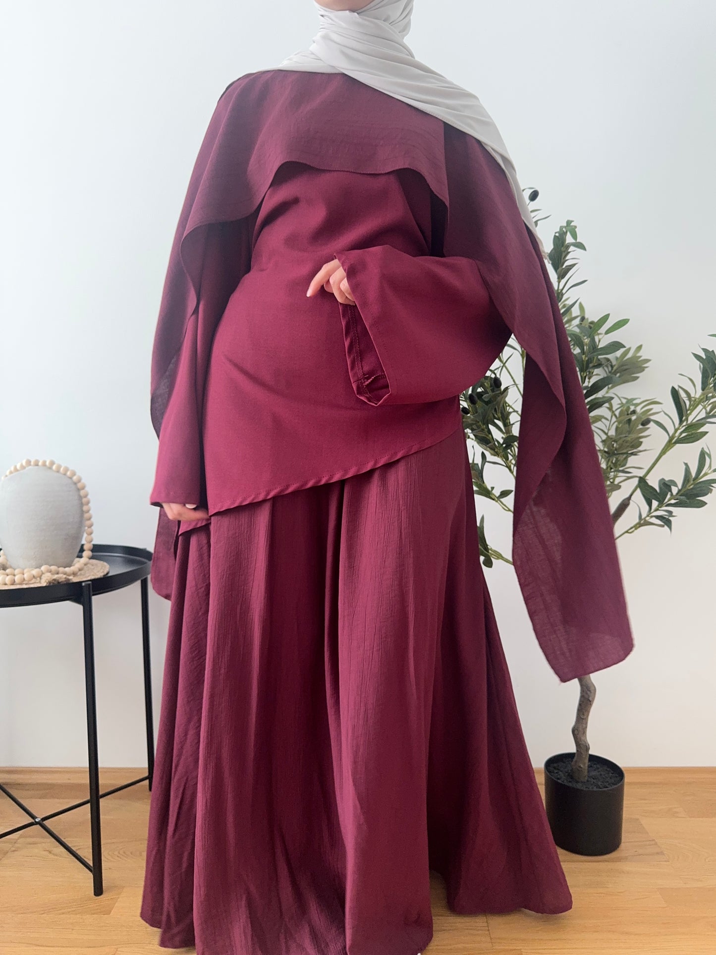 Alisa Zweiteiler dunkelrot
