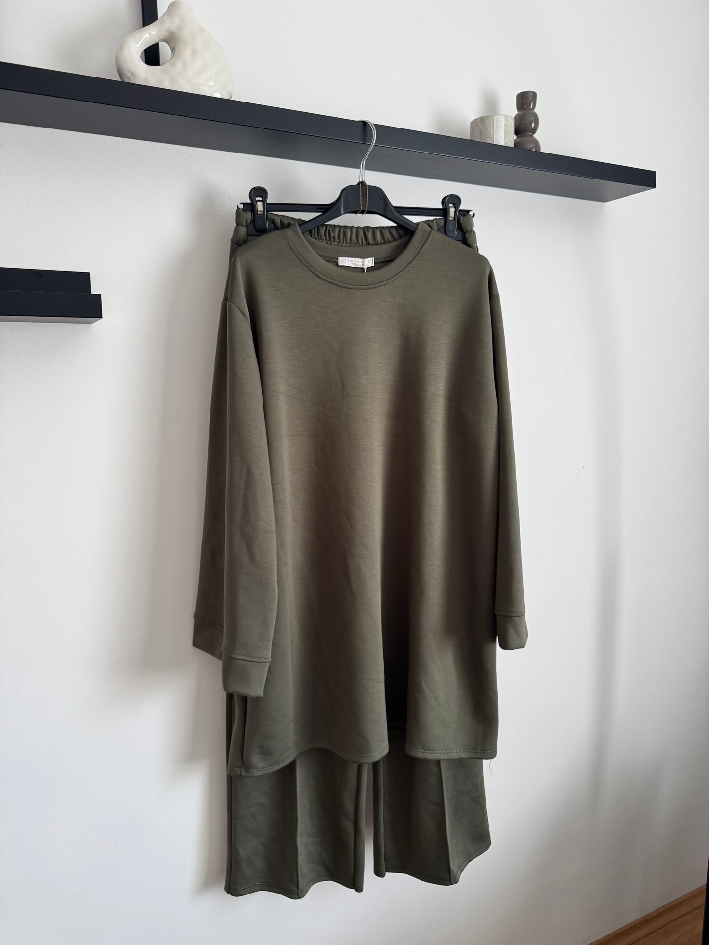 Lana Sweat Zweiteiler khaki