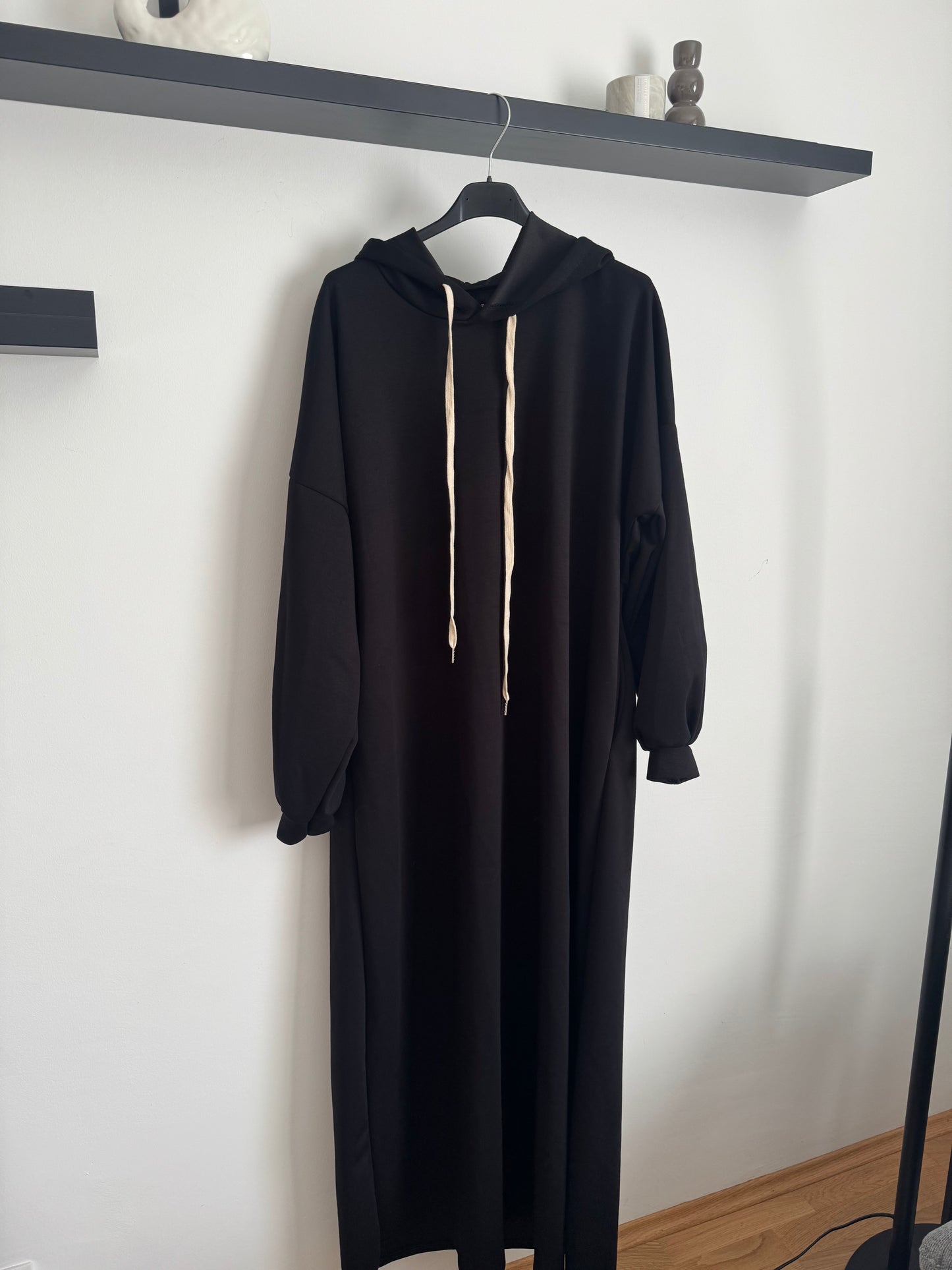 Elle Sweat Kleid schwarz