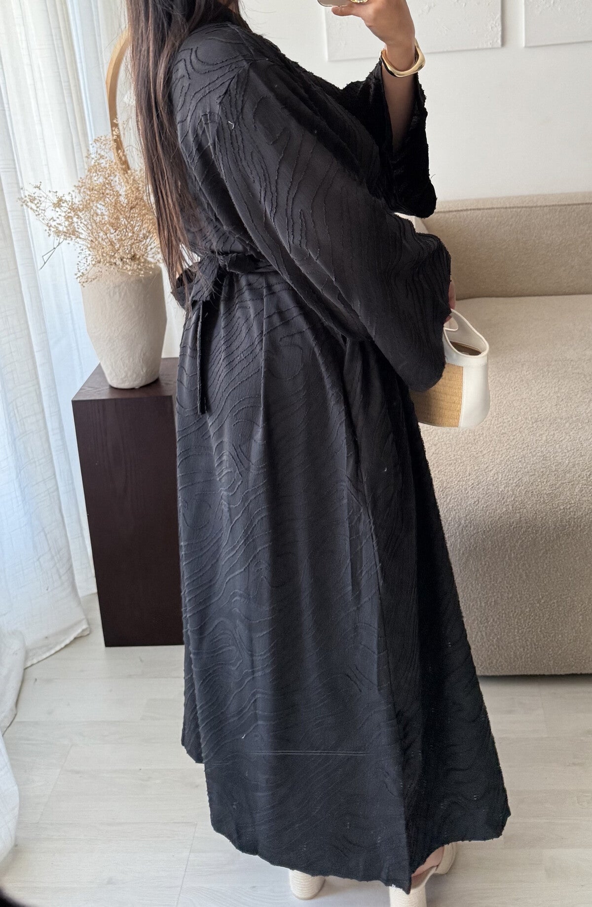 Rana Abaya Kleid schwarz